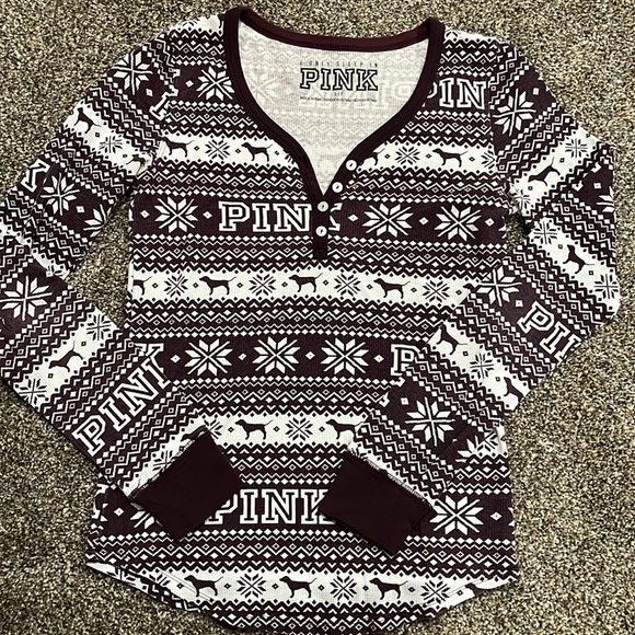 thermal pajama set PINK VS - Picture 2 of 4